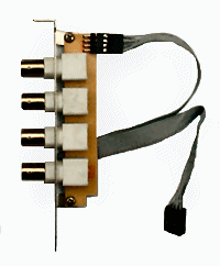 4 channel expander pcb for 4 channel 4 chip BT878 card